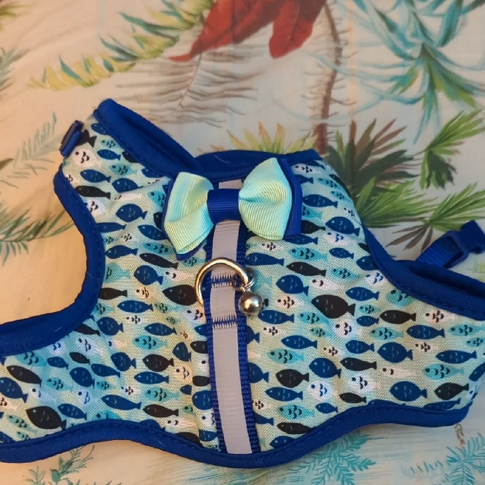 Mcfish Vest Harness With Buckle Cat New Fishies